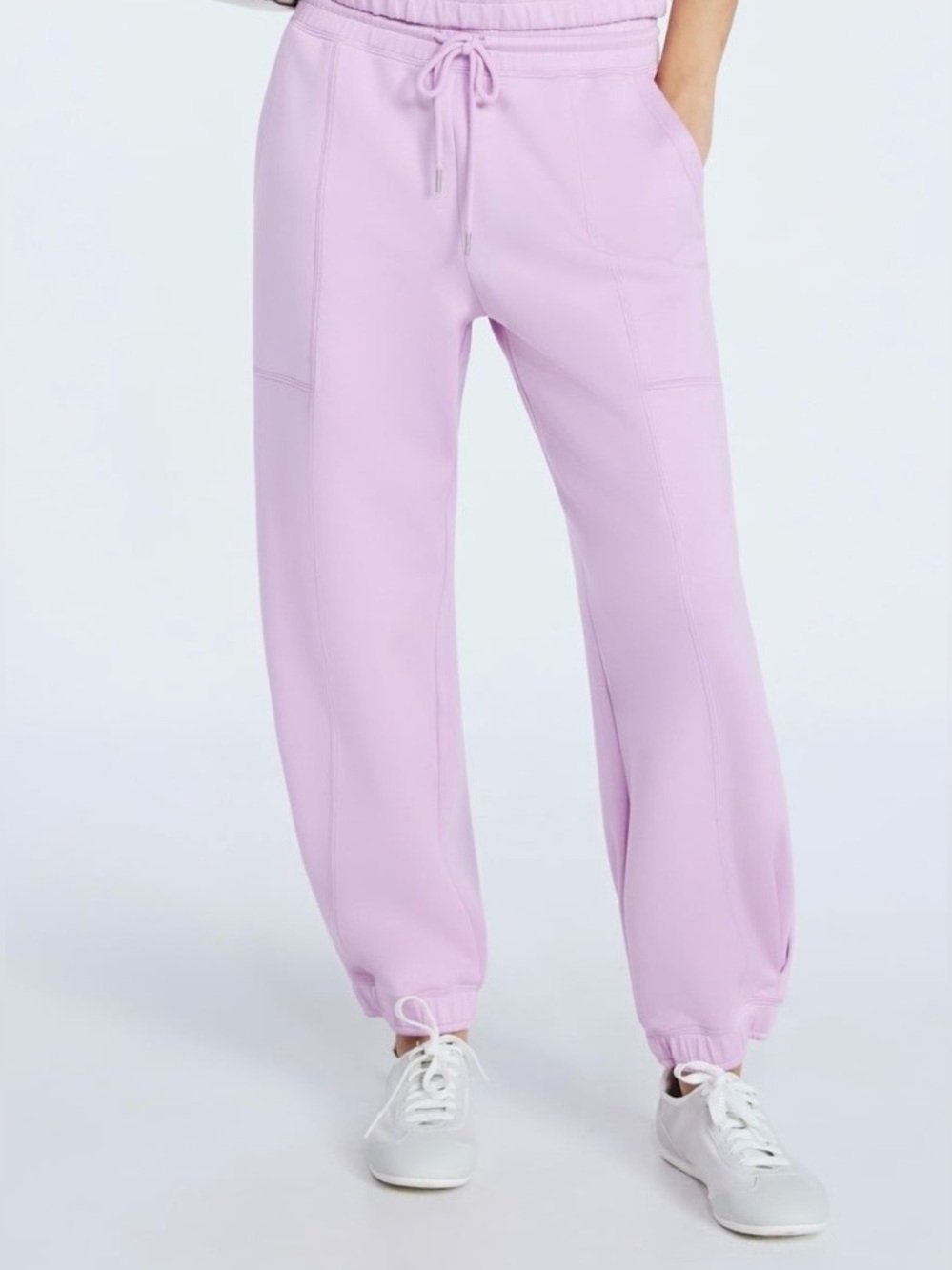 Scoop Women's New Scubaknit Barrel Pants ~ Cotton Rose NWT